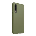 Huawei P30 mobile phone case in TPU material showing Army Green, Black, Blue, Pink, Red, and Yellow colour options.