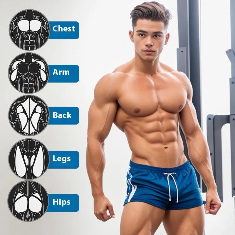 Multifunctional training pulling rope set with grey TPE elastic ropes, handles, and door buckle for home chest expansion workouts