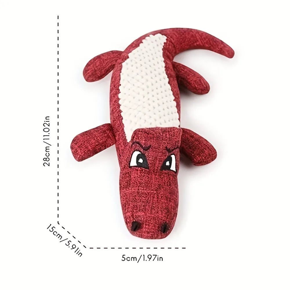 Blue, green, and red corn-shaped plush pet toys with a grid texture on a white background