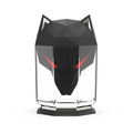 War Wolf black or white ultrasonic desktop humidifier with colourful LED lights and USB cable