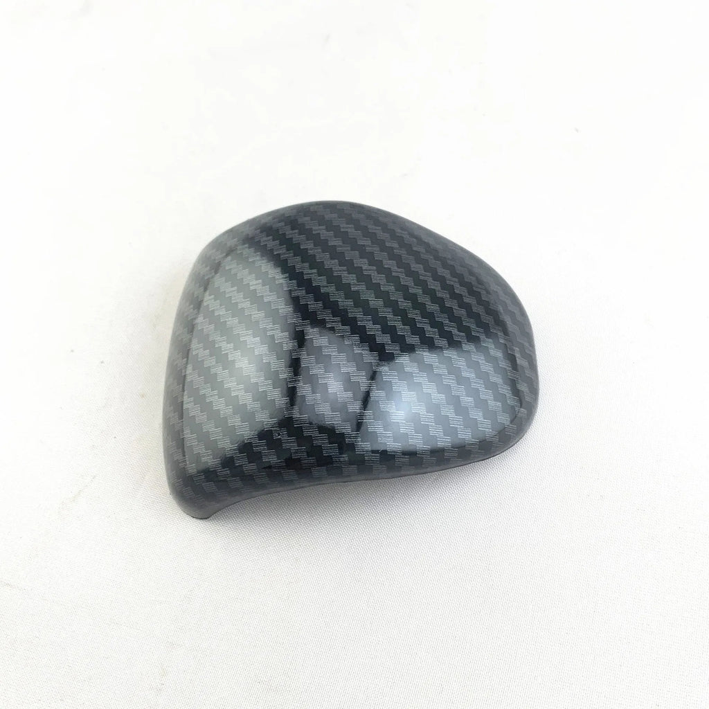 Smart RunK3 carbon fibre pattern ABS plastic gear shift knob cover for cars