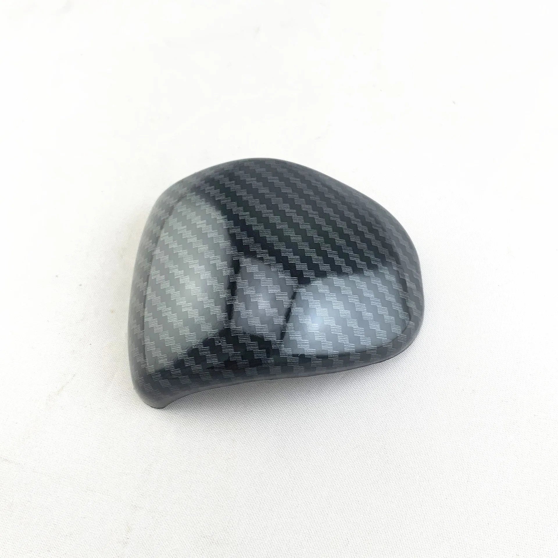 Smart RunK3 carbon fibre pattern ABS plastic gear shift knob cover for cars