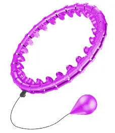 Detachable ABS massage soft ball in pink, blue or purple colour options for fitness and slimming