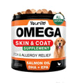 Bottle of 120 fish oil chewing softgel capsules, a dietary supplement for omega-3.