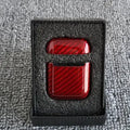 Carbon fibre anti-fall protective case for wireless earbuds charging case in twill or forged pattern