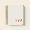 Coil notebook with cherry red cover, wire binding, and 80 sheets of ruled paper