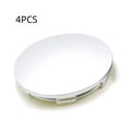 65mm car hub centre cover in ABS plastic with aluminium label for modified wheel hubs