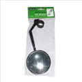 Mountain bike convex rearview mirror with plastic glass lens in Bubble Bag colour, free size, packaged with paper card OPP