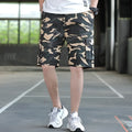 Men's loose Korean style trousers in chemical fibre blend fabric available in four colours