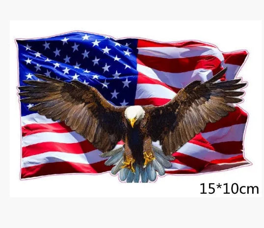 Eagle reflective car decoration decal sticker 17x12 cm Style6 bumper sticker