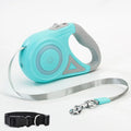 Retractable dog leash with one-handed brake in Dream Purple colour, 3m length