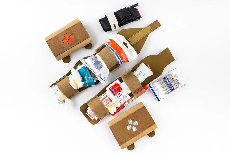 Outdoor Supplies Camouflage Tactics nylon first-aid kit in CP camouflage colour option