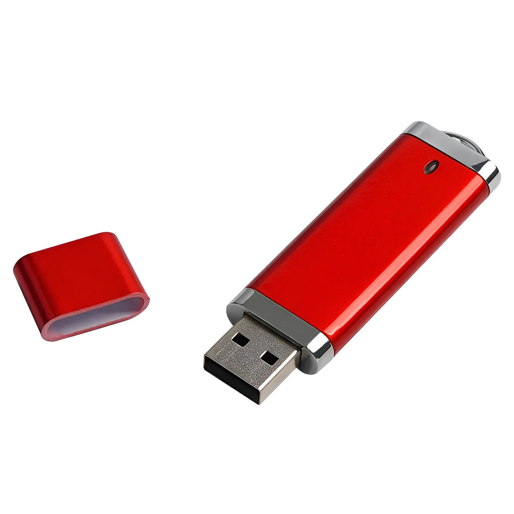 Plastic creative USB flash drive in blue with USB 2.0 connection and compact design