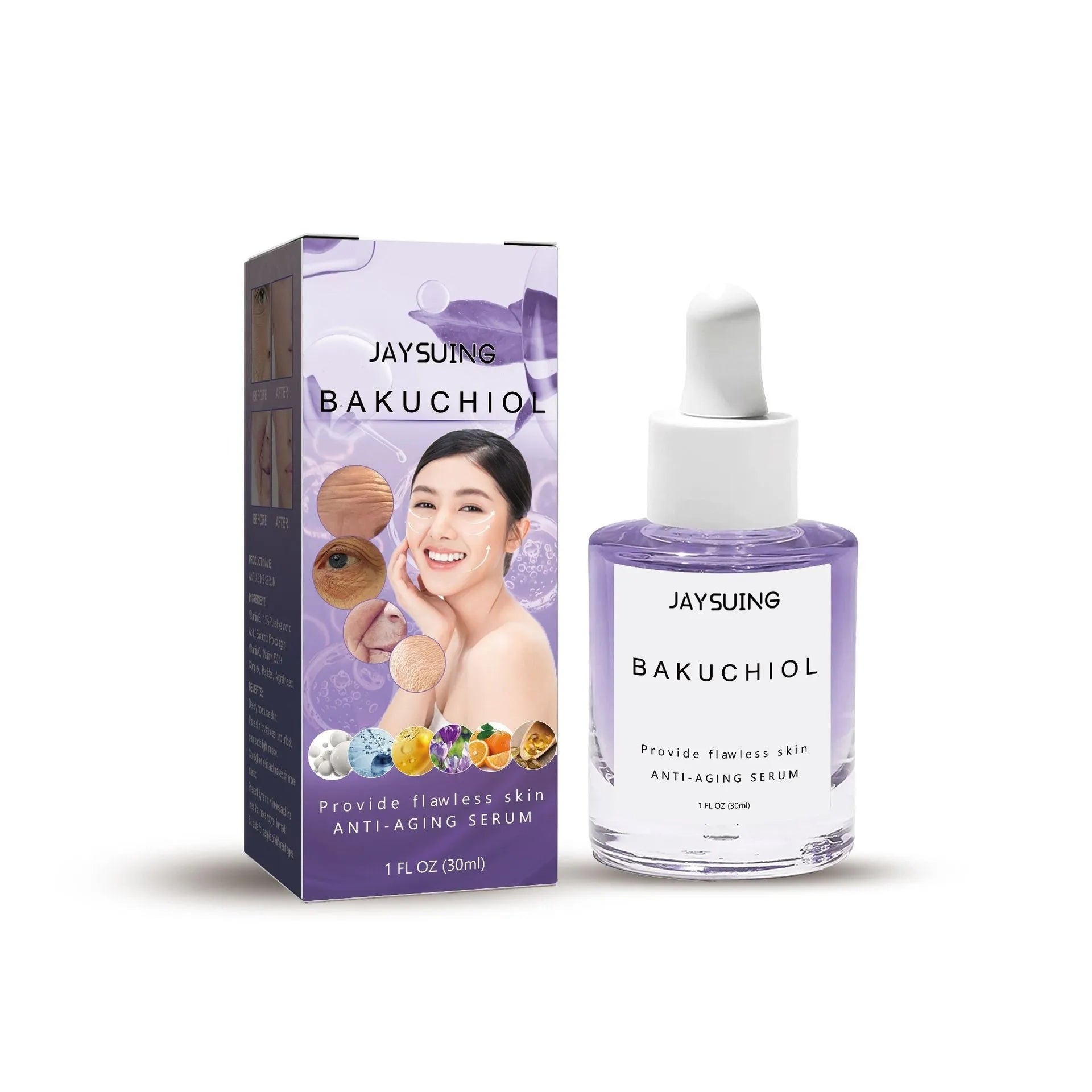 Collagen Anti-Aging Firming Essence 30ml bottle with hyaluronic acid and peptide formula