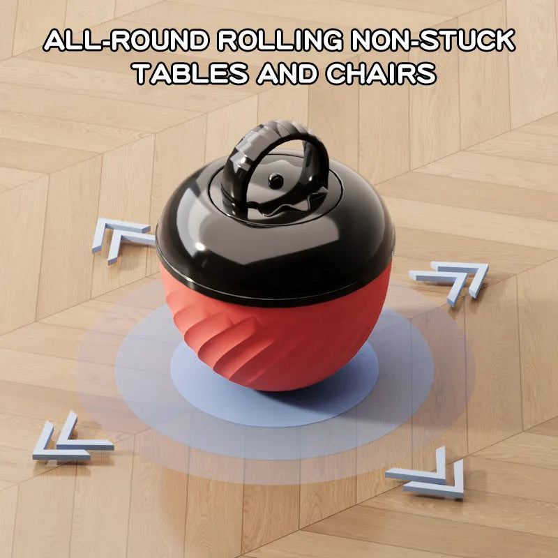 ABS cat teasing ball for self-hi relieving play, 6.8 x 8.1cm, in blue or red, with 200mAh battery