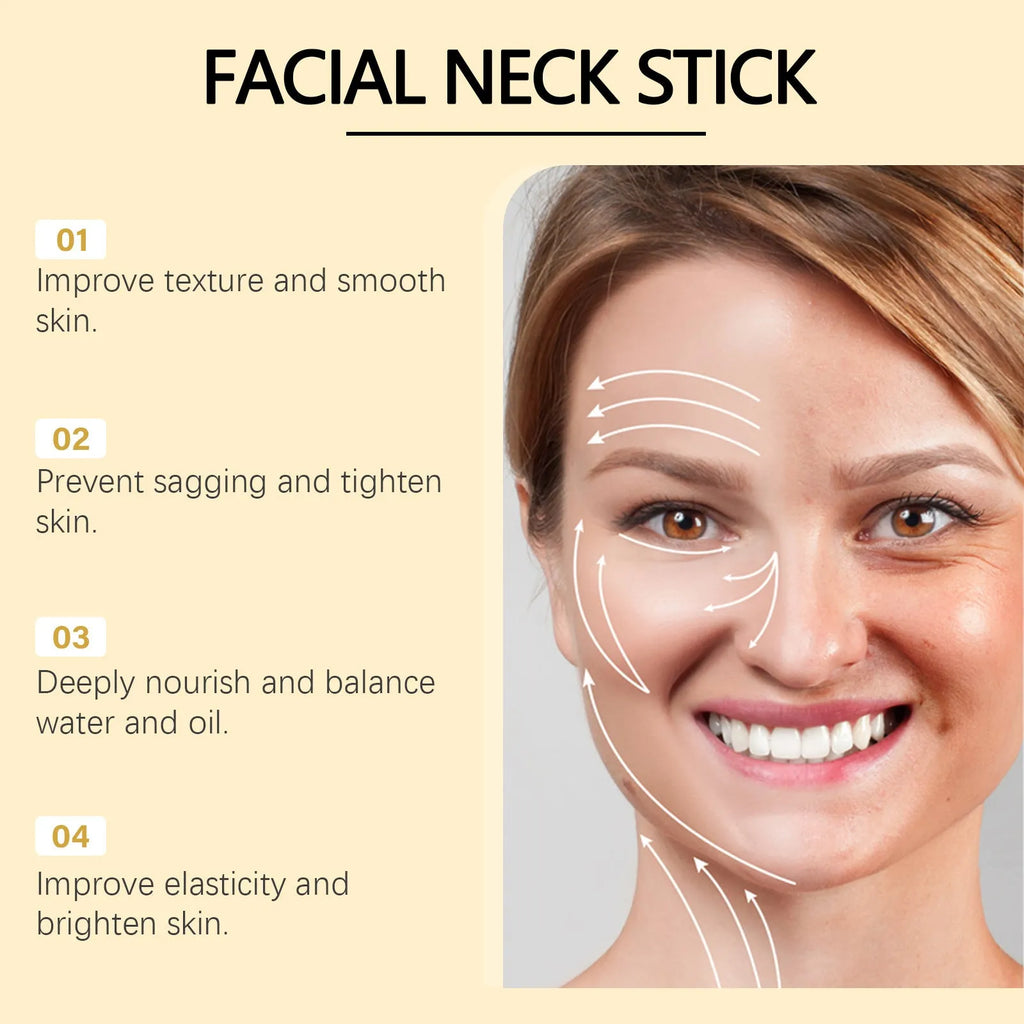 30g moisturising facial essence stick with twist-up applicator containing vitamin E and natural extracts