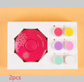 Red and green baby electric nail polisher sets with multiple grinding heads for infant nail care