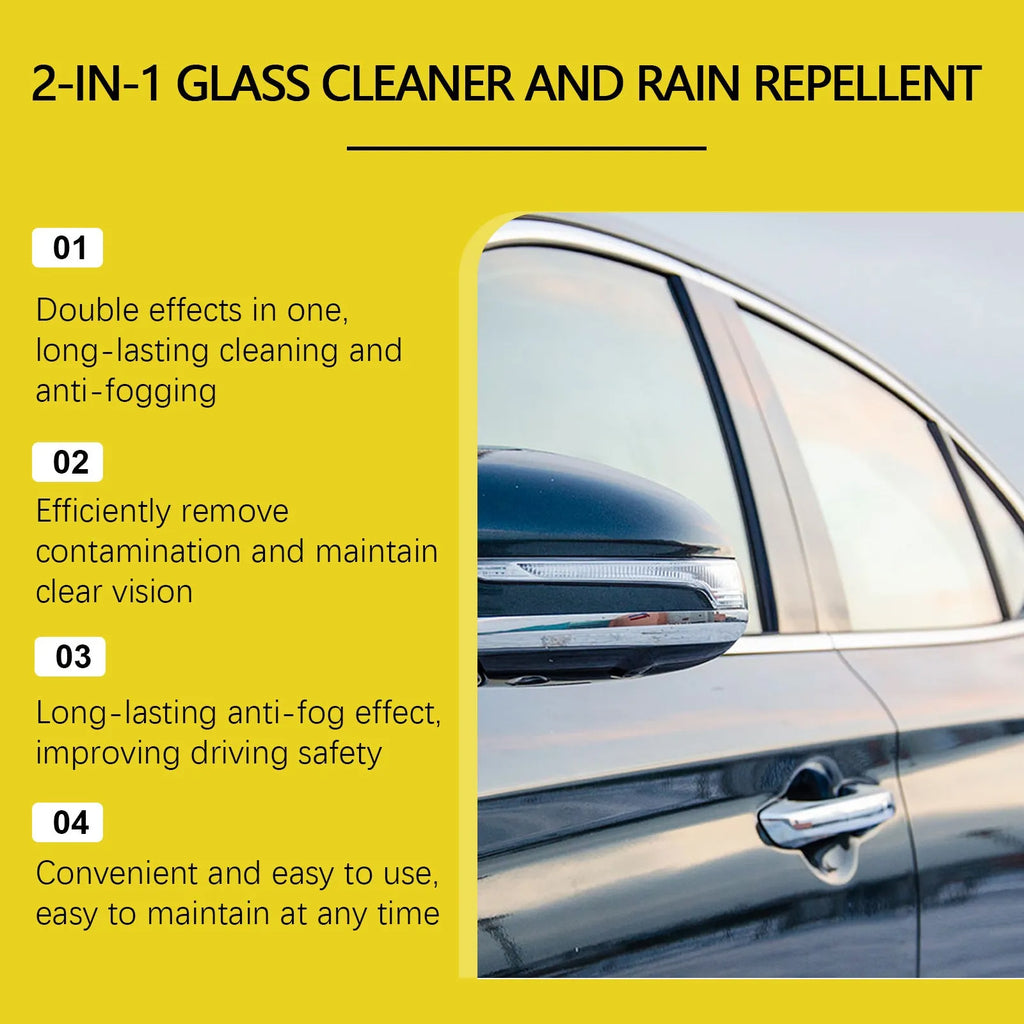 100ml Car Glass Cleaning Anti-fog Two-in-one spray bottle with trigger nozzle
