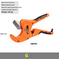 PVC pipe cutting knife light cutter with alloy steel blades for 16-75mm plastic tubes