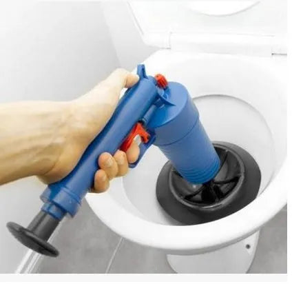 Air Power Drain Blaster Gun high-pressure manual pipe unblocker with four adaptor suckers