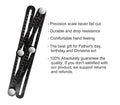 Aluminium alloy four-sided ruler angleizer template tool with sliding rulers locked into shape