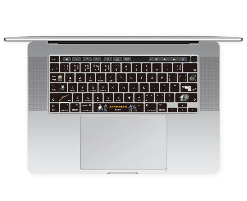 Colourful 13.3 inch TPU keyboard protective film for Apple MacBook Pro Air laptop.