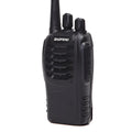 Baofeng BF-888S black handheld walkie talkie with 16 channels and 5W power output