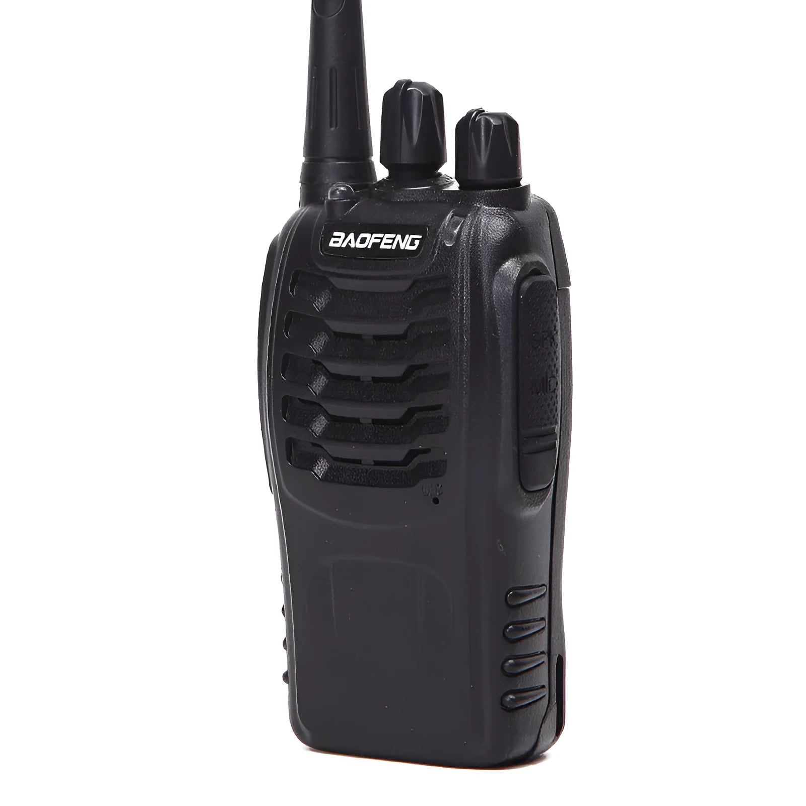 Baofeng BF-888S black handheld walkie talkie with 16 channels and 5W power output
