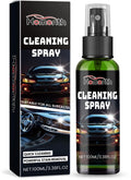 Multi-purpose cleaning spray in compact 3.8x3.8x14.4cm bottle with surfactant formula