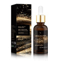 30 ml facial moisturising liquid bottle with hyaluronic acid and glycerin, 9 cm height.
