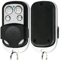 443 metal garage door remote control with four buttons and rolling code copy feature