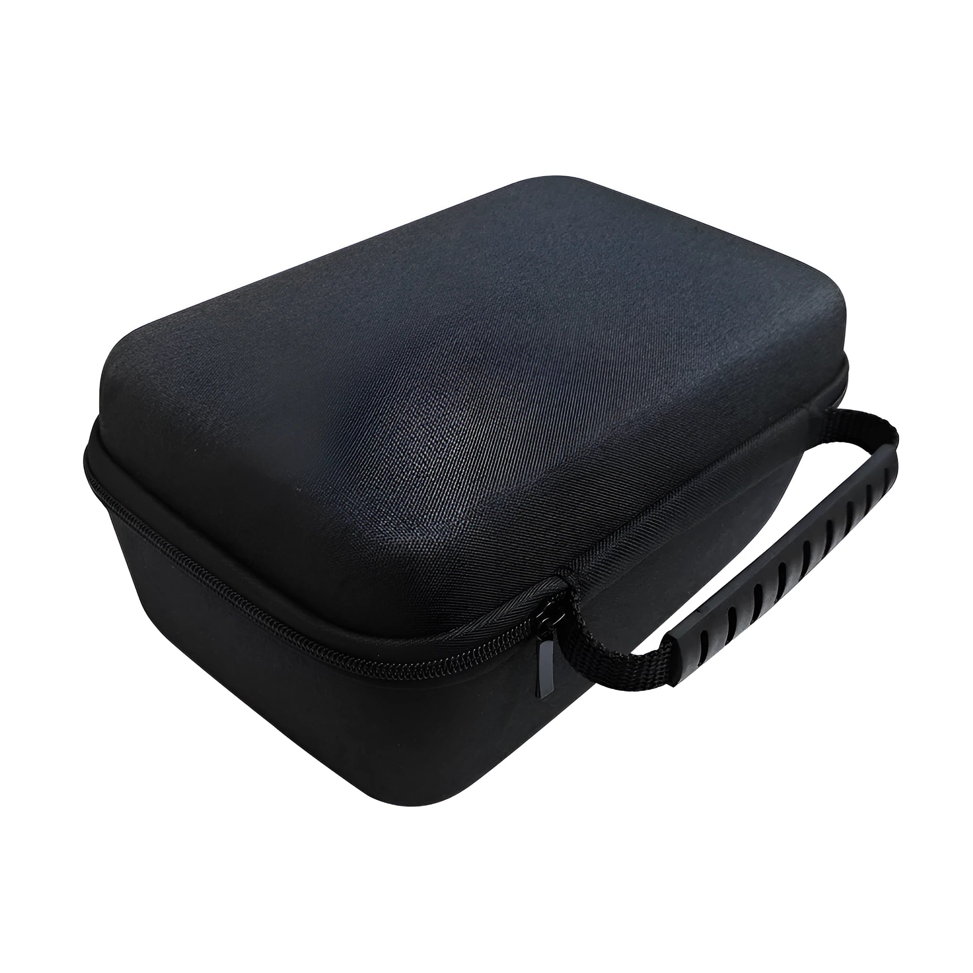 Black HY300 Pro portable storage box for home projector accessories, dustproof carrying case