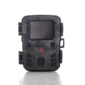 Black plastic infrared night vision security monitoring device with 12MP camera and TF card storage