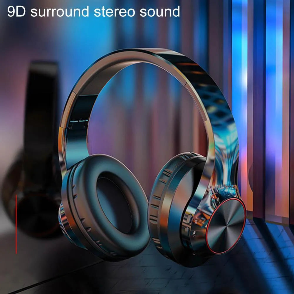 A11 wireless bluetooth stereo headset in blue and white colours, shown in head-mounted design.
