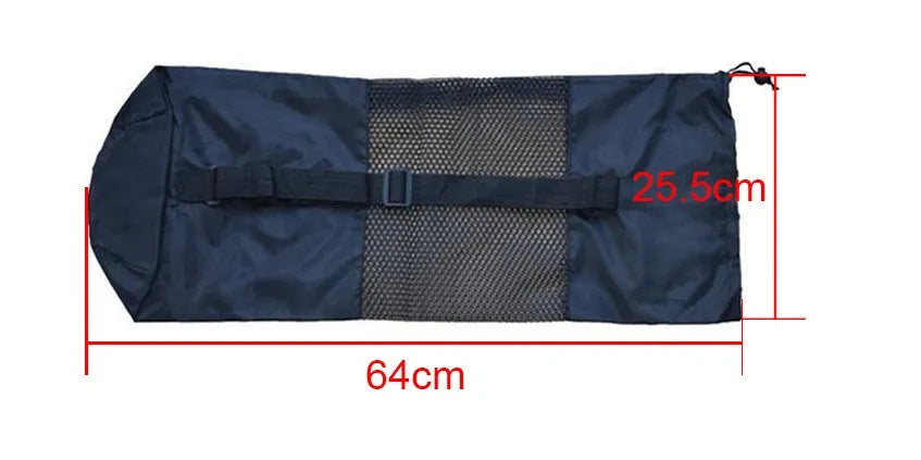 TPE yoga mat 6mm thick with body position line in bamboo blue, non-slip fitness mat for exercise