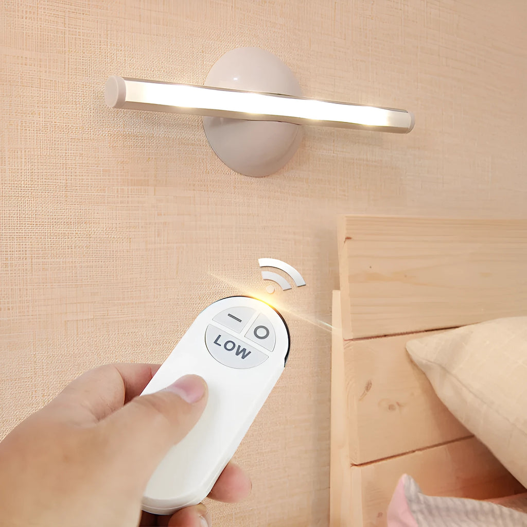 LED remote control night light and cabinet lamp unit with wireless remote