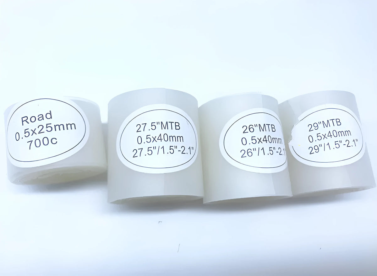 Bicycle stab-resistant tire pad for MTB and road bikes polyurethane polymer 0.5mm thick 40mm wide