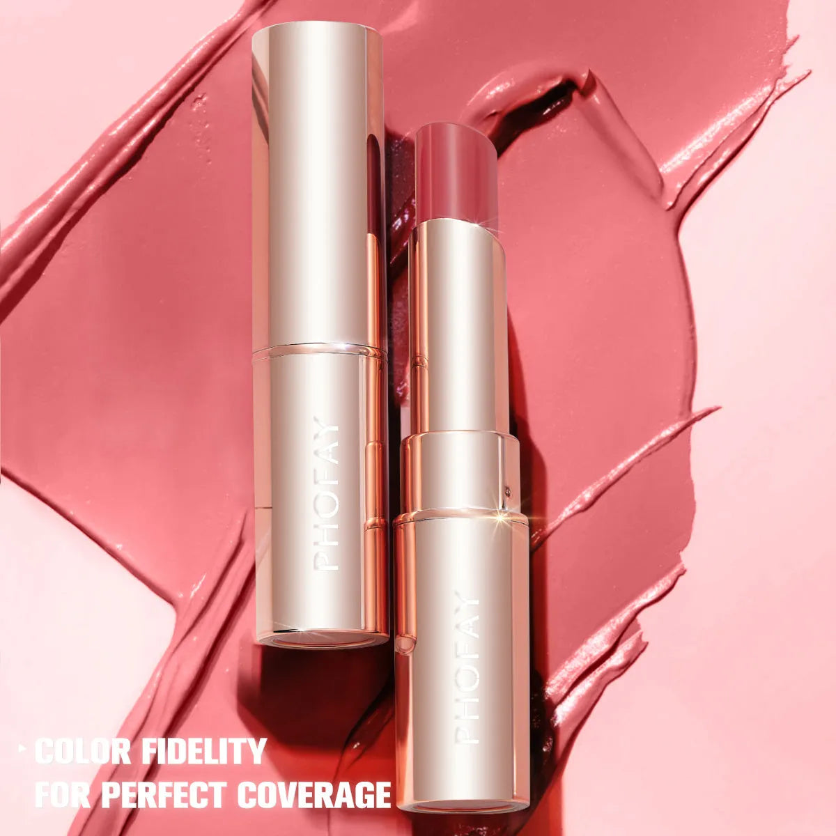 PHOFAY Moisturizing Lipstick 3.5g in a colour option, with hydrating long-wearing formula for daily lip makeup.