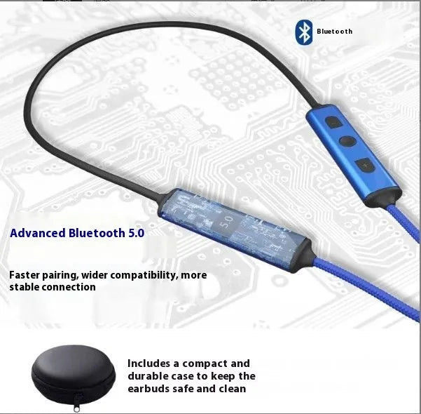 Noise-reducing Bluetooth headphones with active noise reduction, IPX3 rating, and choice of bagged or storage bag packaging
