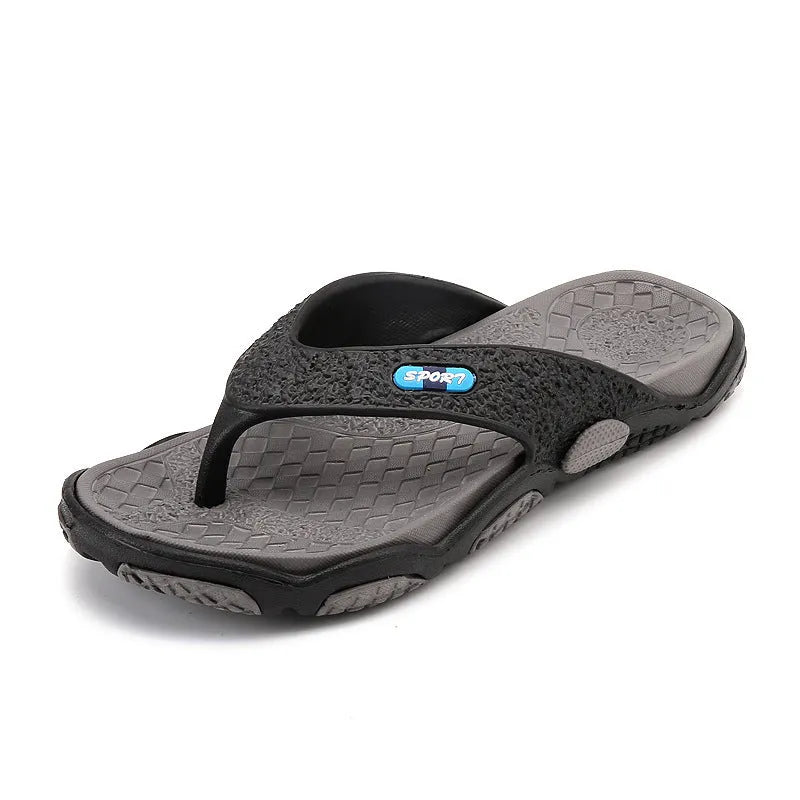 Men's casual non-slip EVA pinch sandals in multiple colours for summer beach and home wear