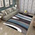 Nordic crystal velvet carpet 120x160cm rectangular machine washable floor mat for living room bedroom bedside