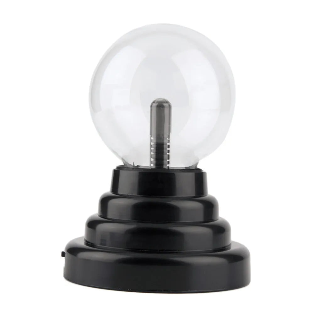 Colourful modern USB magic ball light with clear glass sphere on ABS base for promotions.