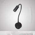 Ceiling painting lamp 1W LED black aluminium with 360-degree rotation for living room wall lighting