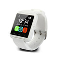 U8 Intelligent Bluetooth smartwatch in black, red or white colours showing phone dialling interface