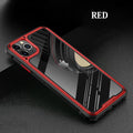 Transparent silicone phone case for iPhone 11 in business style with PU and TPU materials