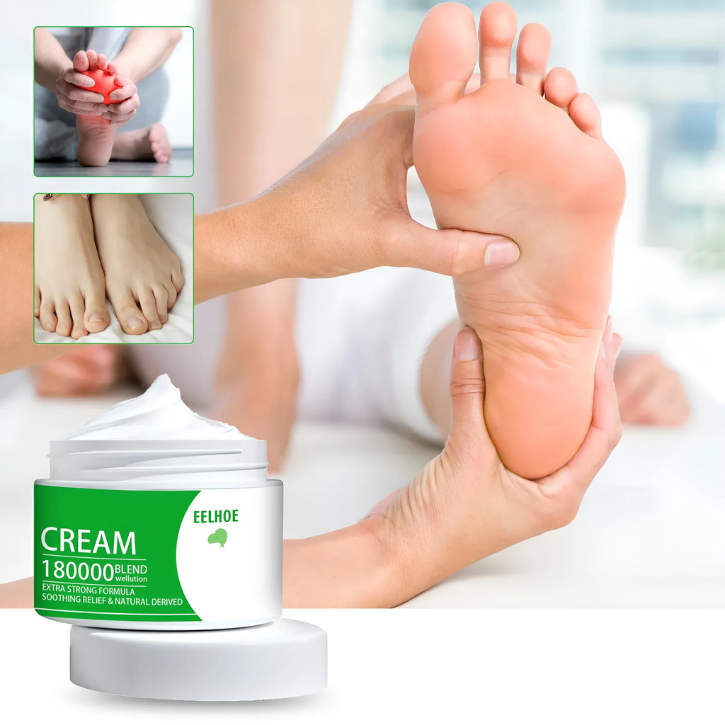 Massage cream tube with aloe, flower extract and menthol, 30g or 50g, for body care and joint relief