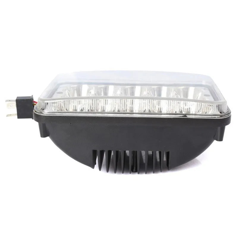 45W LED car spotlight headlight with aluminium alloy shell, PC lens, and black housing for off-road use