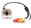 Mini wired analog camera with metal body and 3.6mm lens for home surveillance