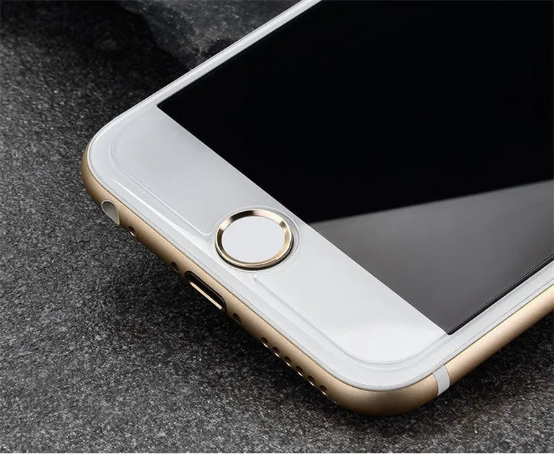 0.26mm thick tempered glass screen protector with 9H hardness for smartphones on a white background.