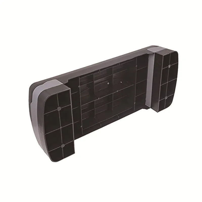 Aerobic fitness step pedal in PP material, 68 x 28 x 15cm, shown in Black and Blue or Grey.